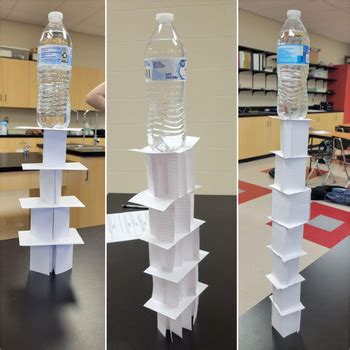 Tallest Tower Note Card Challenge 的图像结果