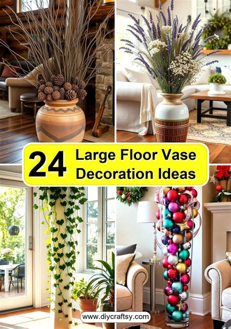 24 Large Floor Vase Decoration Ideas for Modern Living Spaces