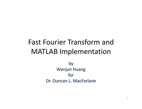 Image result for Fast Fourier Transform MATLAB