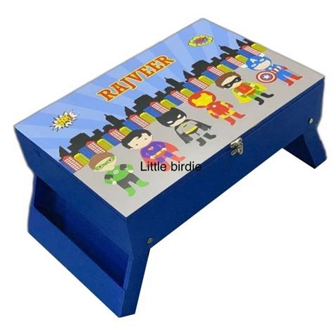 Rectangle Polished Blue Rectangular Storage Cardboard Box, Size ...