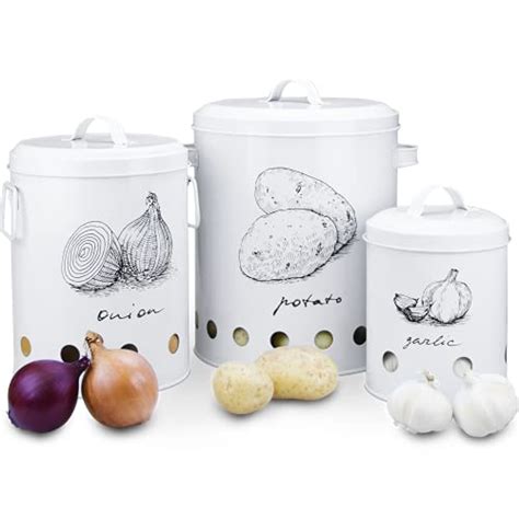 Buy Farmhouse Canister Sets for Kitchen Counter and Rustic Home Decor ...
