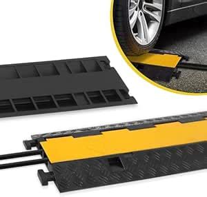 Saftey ramp Rubber Cable Protectors, 2 Channel Hose Cable Protector ...