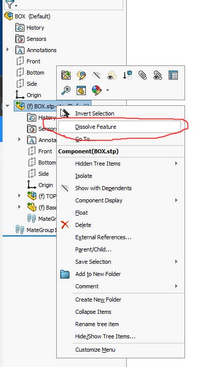 SolidWorks Replace Component in Assembly 的图像结果