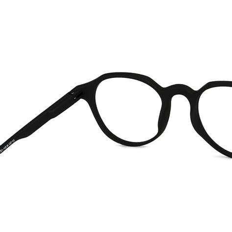 Buy Blue Block Screen Glasses: Black Full Rim Round Lenskart Blu LB ...