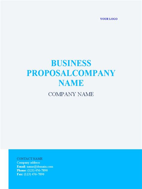 Sample of Simple Business Proposal 的图像结果