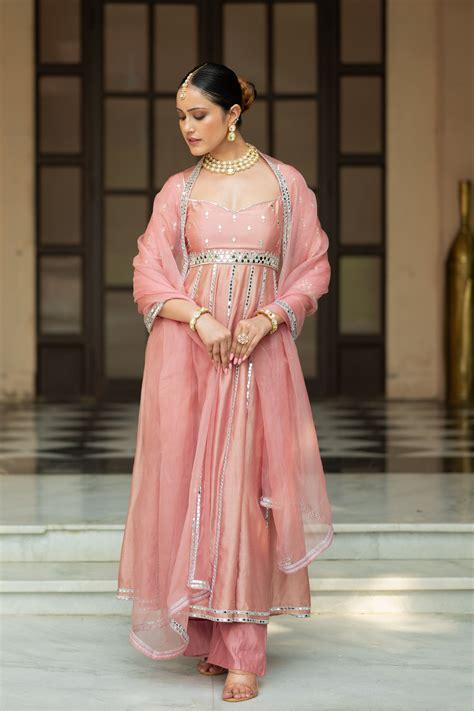 Esha Koul - Onion Pink Set - Elahe