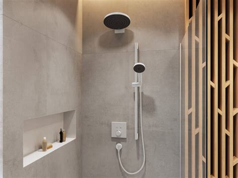 Modern shower mixers for concealed and exposed installation