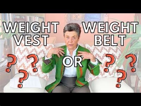 Weighted Vest vs Weighted Belt For Osteoporosis - YouTube