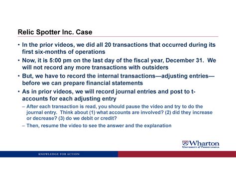 Relic Spotter Case Part 4 Slides 2 4 1 V2 - Relic Spotter Inc. Case In ...