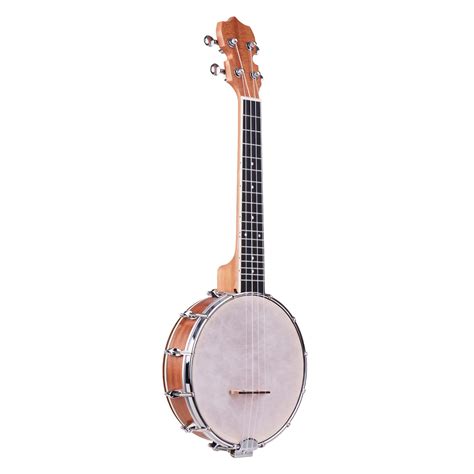 Buy Haibing Concert 23 Inch Resonator Banjo Uke 4 String Banjolele ...