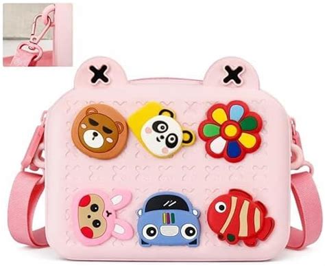 Prime Brands Cartoon Soft Silicone Crossbody Bag for Kids – Waterproof ...