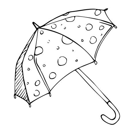 Umbrella Clip Art Black And White