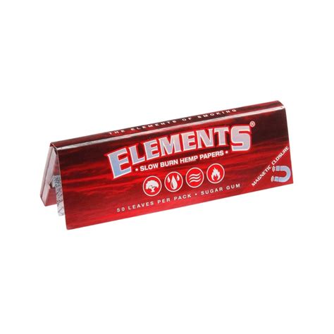 Buy Elements Red 1 1/4th Rolling Papers | Slimjim India – Slimjim Online
