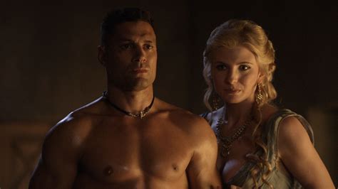 Crixus (Manu Bennett) and Ilithyia (Viva Bianca) | Spartacus, Spartacus ...