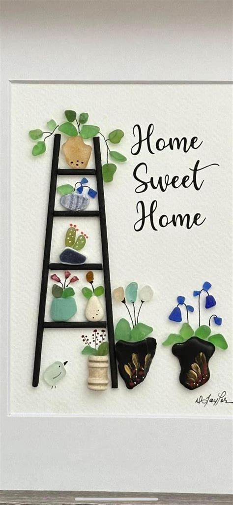 Sea Glass Crafts 的图像结果