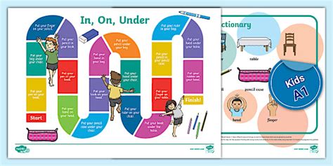 In On Under: TPR Board Game [Kids, A1]