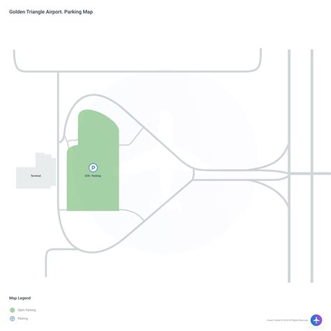 Golden Triangle Airport (GTR) Parking Rates and Map