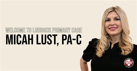 Welcome to Lubbock Primary Care: Jamie Fletcher, PA-C | Lubbock Primary ...