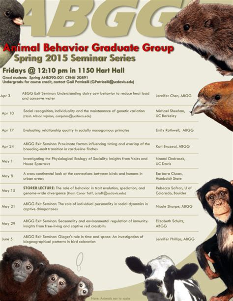 Image result for Animal Behavior Graduate Program