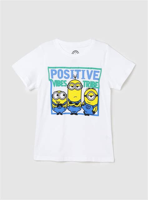 Buy Boys Minion Printed T-shirt Online at just Rs. 399.0 ...