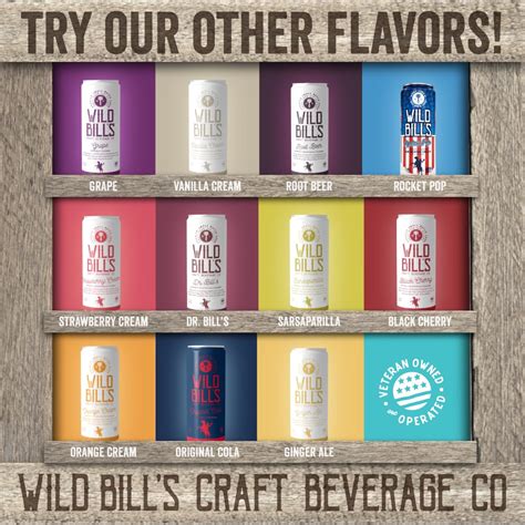 Wild Bill’s Soda de crema de fresa, refrescos clásicos artesanales ...