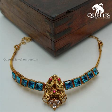 LALIKA CHOKER|SILVER ALLOY|24 CT |GOLD PLATED |SOUTH INDIAN JEWELLERY ...