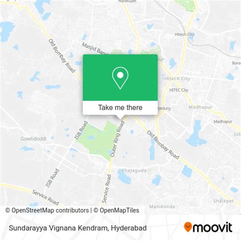 How to Get to Sundarayya Vignana Kendram in Ranga Reddy by Bus or Metro?