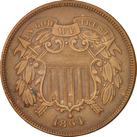 Two Cents 1864, Coin from United States - Online Coin Club