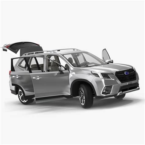 Subaru Forester 2022 White Rigged for Cinema 4D 3D | 3D Molier ...