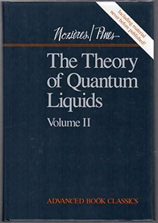 Buy The Theory Of Quantum Liquids (volume Ii): 2 (Advanced Book ...