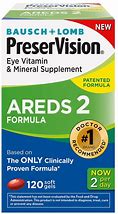 Image result for Preservision Eye Vitamin And Mineral Supplement Soft Gels - 120.0 Ea