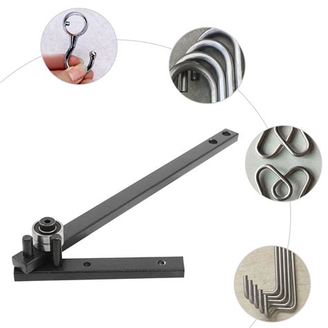 2-10mm Hand Bender Bending Machine Mini Flat Bar Rod Bender 45# Steel 0 ...