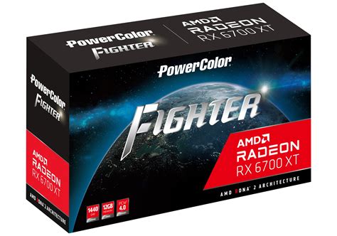 PowerColor Fighter AMD Radeon RX 6700 XT Gaming Graphics Card with 12GB ...
