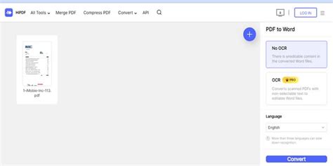 How to Convert Scanned PDF to Word with OCR