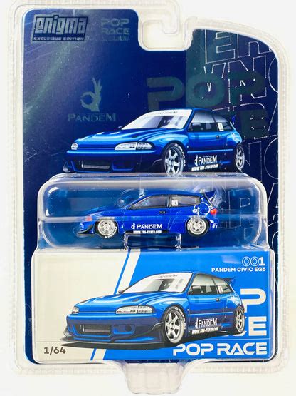 Pop Race x Enigma - Pandem Civic EG6 V1.5 (Metallic Blue) #001 – 303 ...