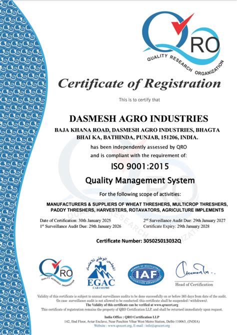 Dasmesh Agro Industries - Manufacturers of Multicrop Threshers ...