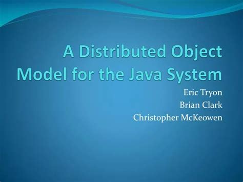 Image result for Distributed Object Model