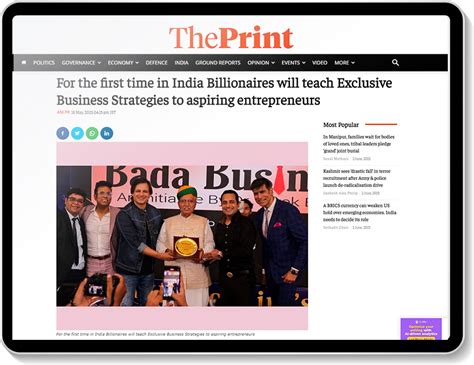 Program in Entrepreneurship Course | Billionaire's Blueprint | Bada ...
