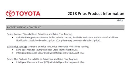 Prius safety features | PriusChat