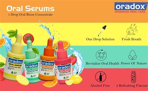 Oradox Oral Serums - Transformative 1-Drop Oral Rinse Mouthwash for ...