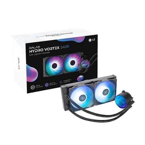 Buy Shop Galax Hydro Vortex 240R ARGB 240mm CPU Liquid Cooler (Black ...