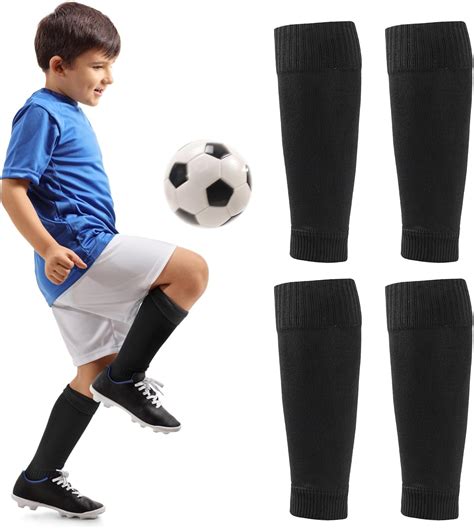 2Pairs Kids Football Sock Sleeves, Pre Cut Football Socks, Youth Soccer ...