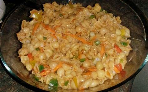 hoender pasta slaai resepte