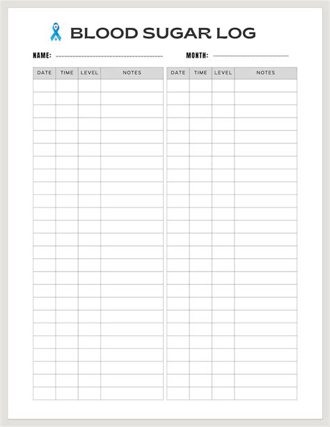 Blood Sugar Log:blood Sugar Tracker;journal;blood Glucose Log;diabetes Management; Diabetic ...