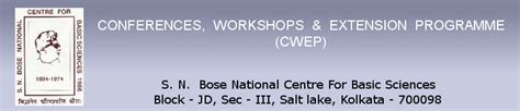 CONFERENCES, WORKSHOPS & EXTENSION PROGRAMME (CWEP)