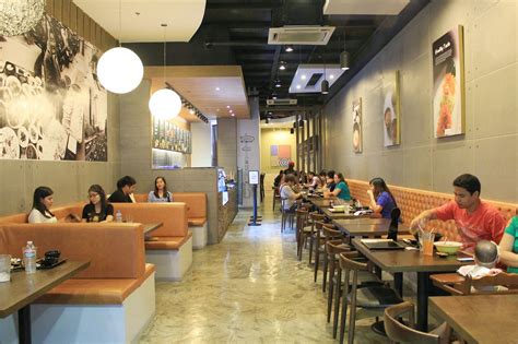 Red Table (Korean Fast Casual Restaurant Interior) love the tufted ...
