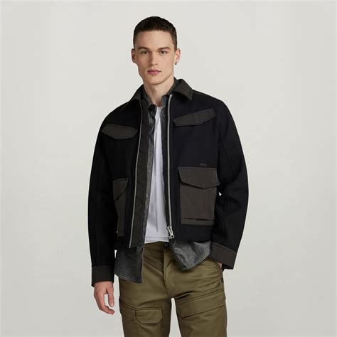 Short Wool Jacket | Black | G-Star RAW®