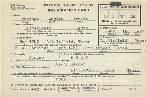 Image result for Selective Service Update Information