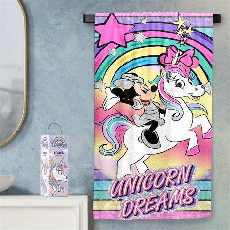 Sassoon Disney Unicorn Cotton Kids Bath Towel with Gift Box in 400 GSM ...