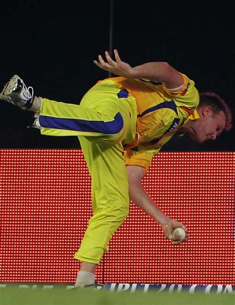 Doug Bollinger in the process of pouching a stunning catch | ESPNcricinfo.com